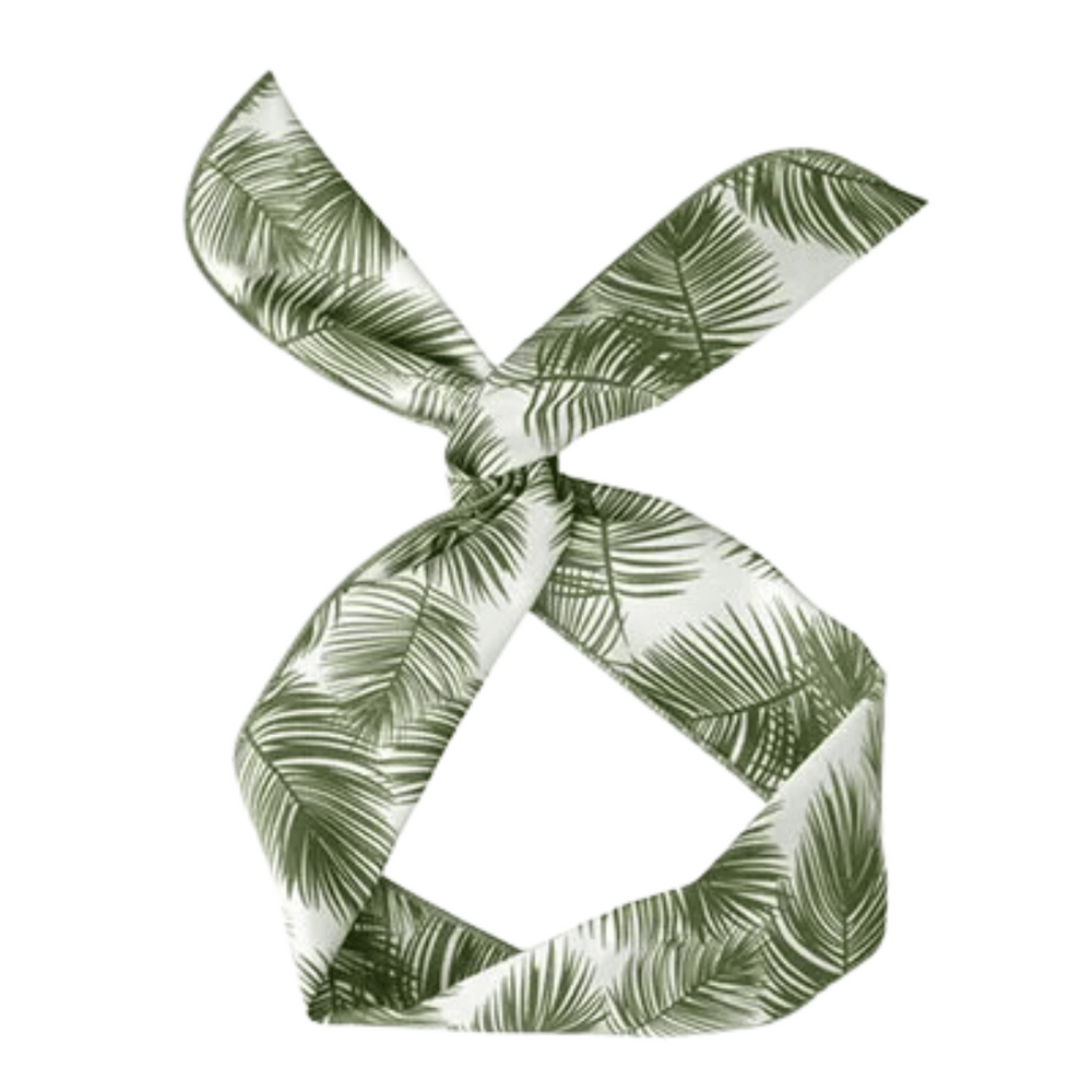 Bandeau Cheveux vert avec Fil de Fer | Frossia