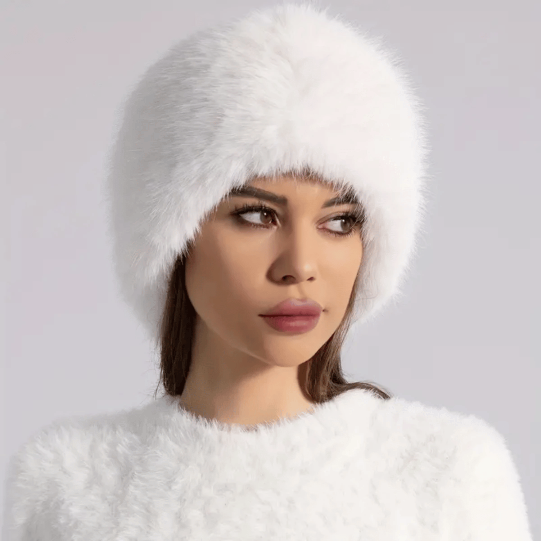 Bandeau Fourrure Blanc | Frossia