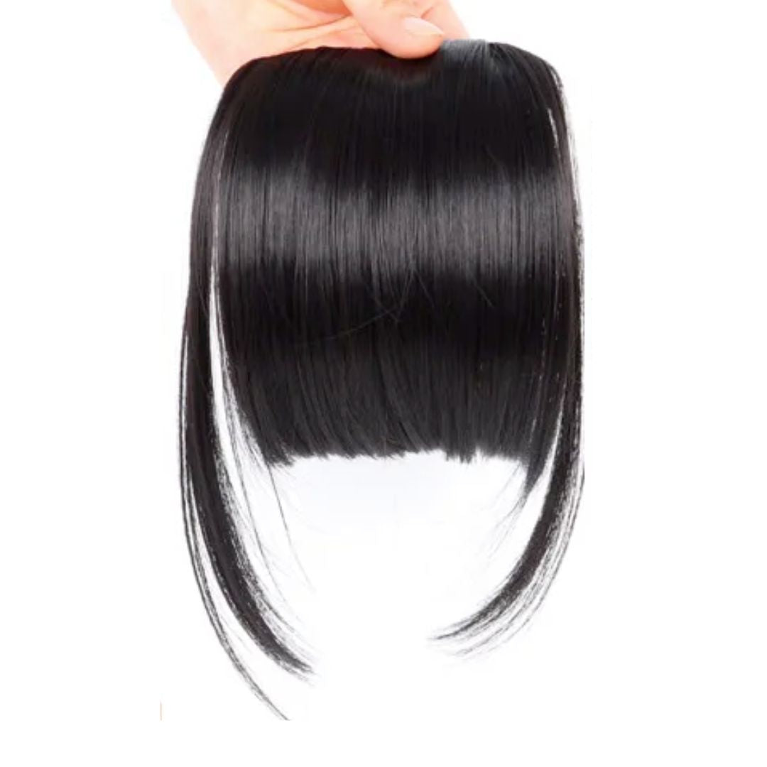 Fausse Frange à Clips Noire | Frossia