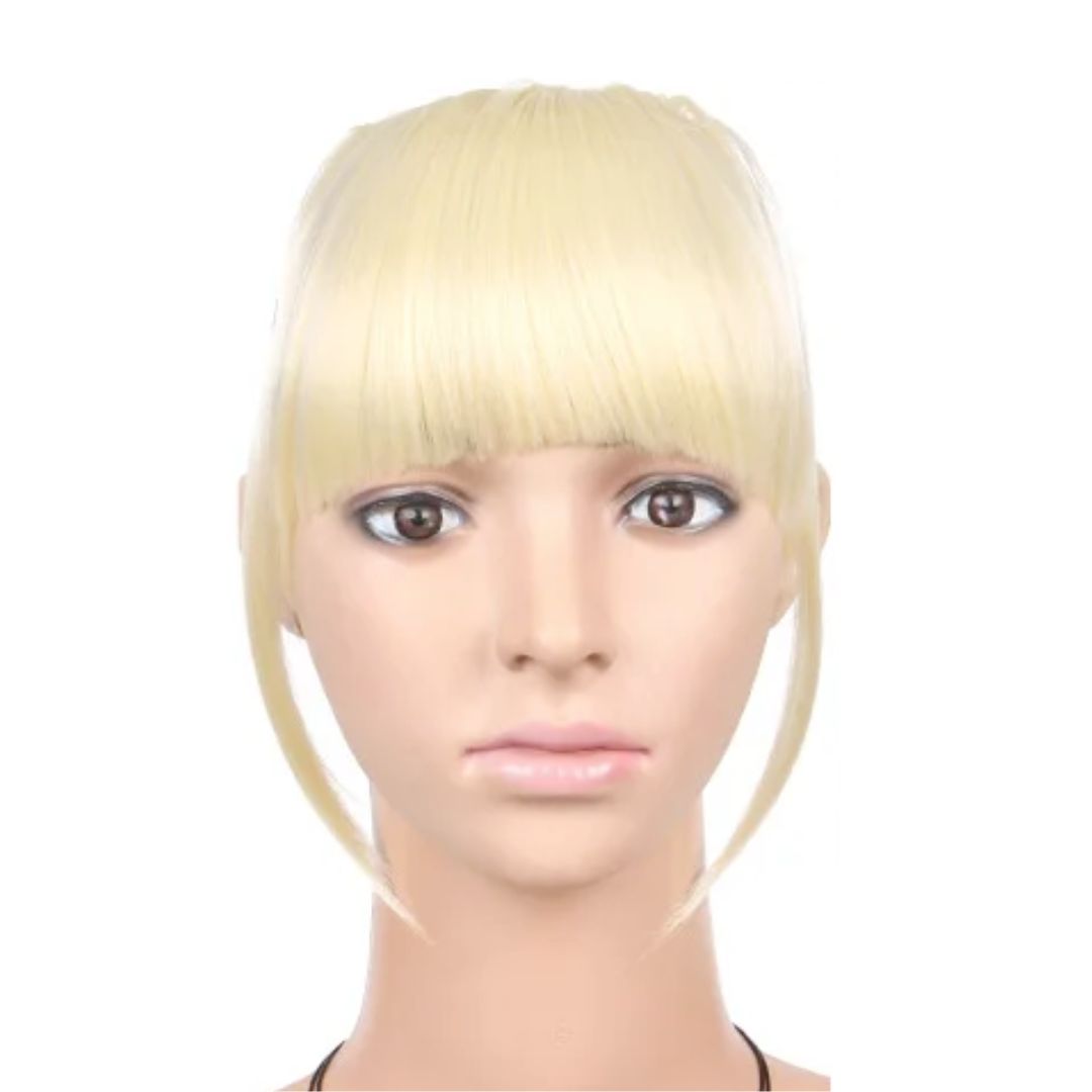 Fausse Frange Blonde à Clip | Frossia