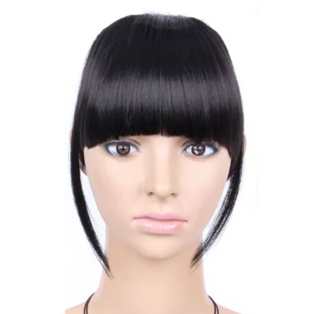 Fausse Frange à Clip Noir | Frossia