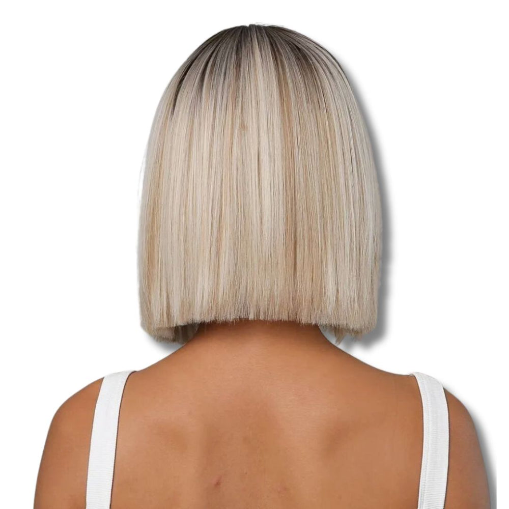 Perruque Courte Blonde Polaire | Frossia