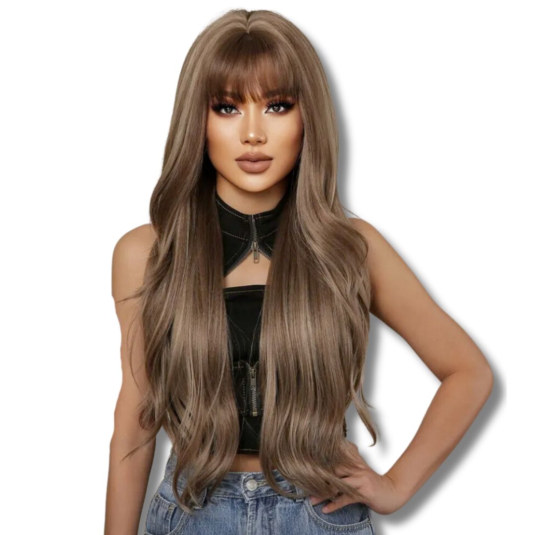 Perruque Châtain Méché | Frossia