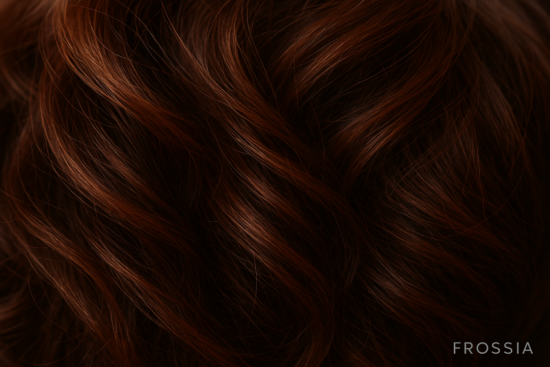 Postiche Cheveux Acajou - Détail