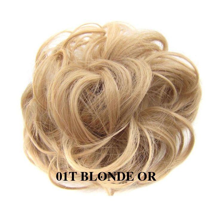 Faux Chignon Effet Décoiffé | Faux Chignon Blond Vénitien | Frossia
