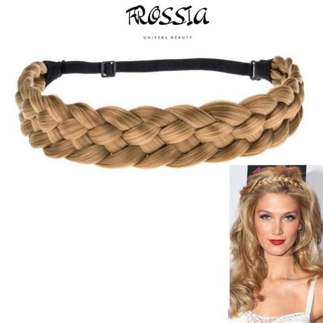 Postiche Tressé Blond | fausse tresse bandeau | Frossia