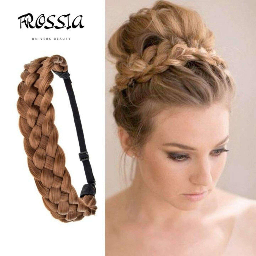 Bandeau Tressé Cheveux Rousse | bandeau tresse large | Frossia