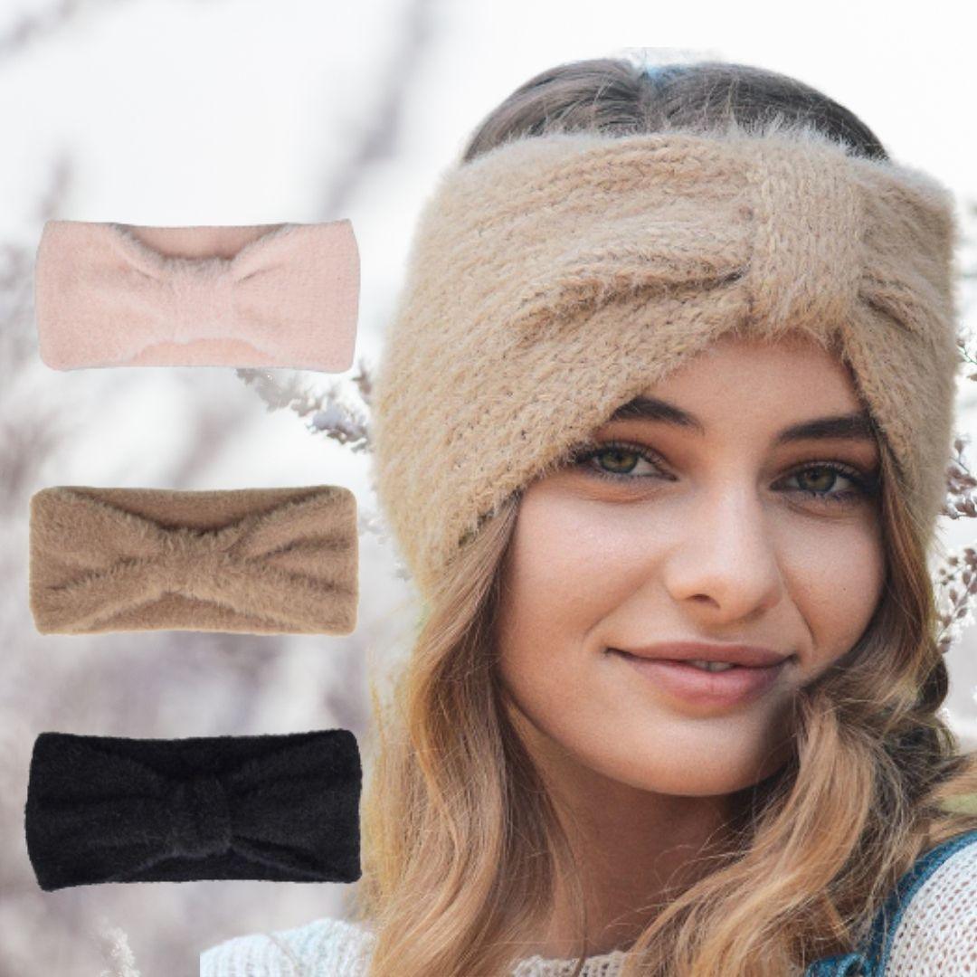 Bandeau cheveux hiver en laine | Frossia