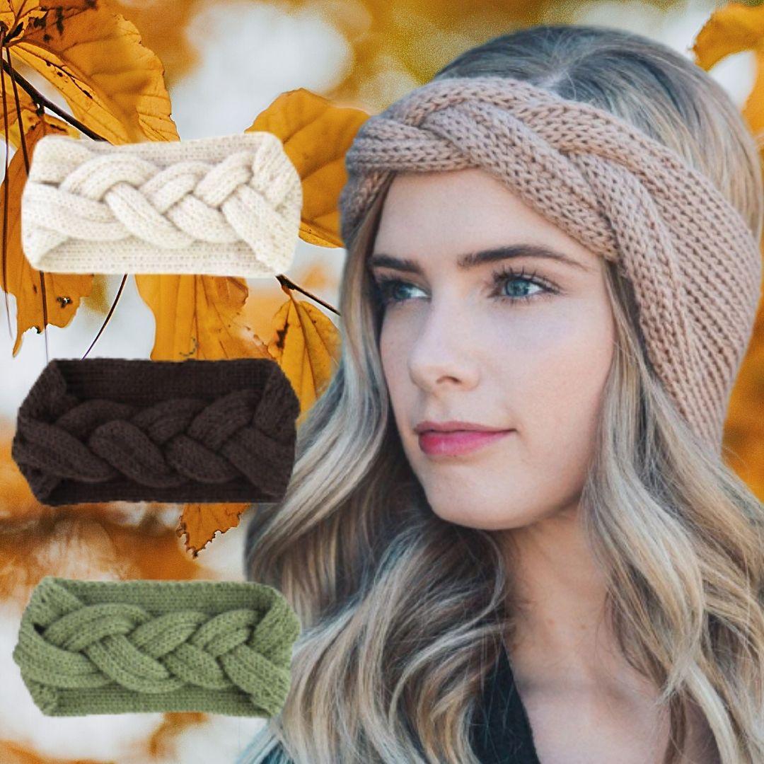 Bandeau Cheveux en Laine Tressé | Frossia