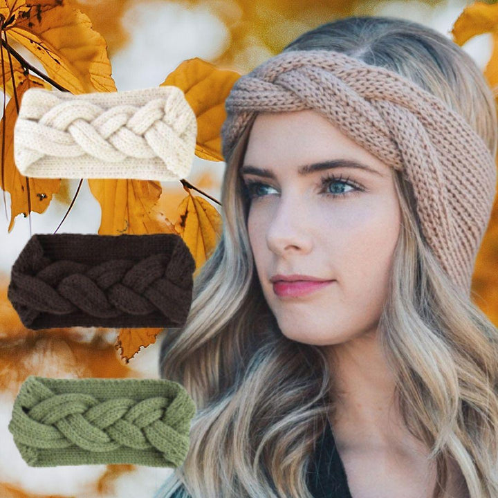 Bandeau Cheveux en Laine Tressé | Frossia