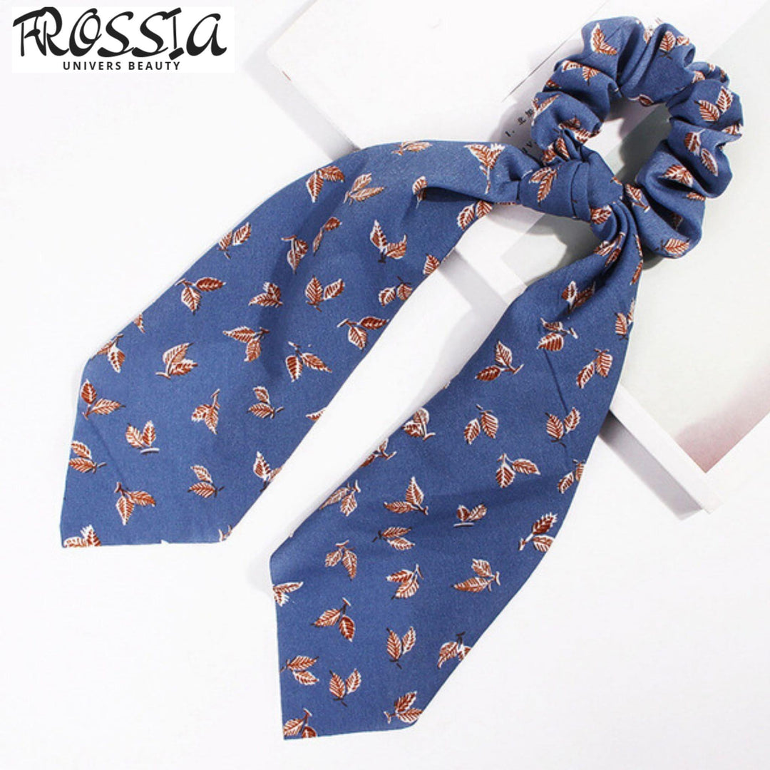 Chouchou Imprimé Effet Foulard | Frossia