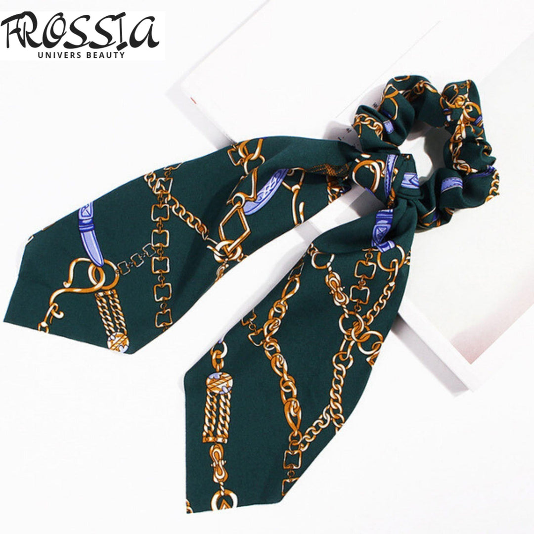 Chouchou Foulard Vert | Foulchie vert fonce | Frossia