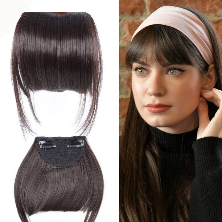 Fausse Frange Châtain Foncé | Frossia