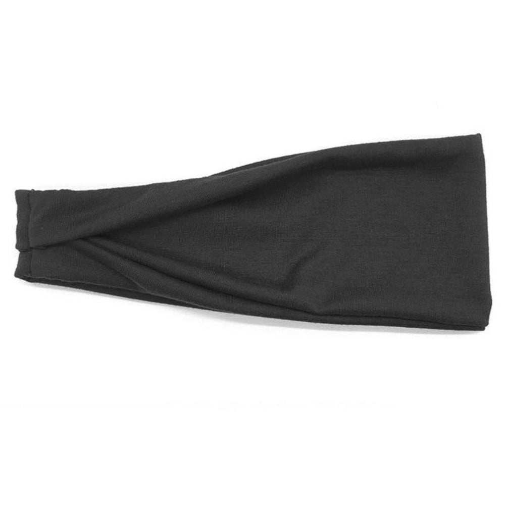 Bandeau cheveux élastique noir