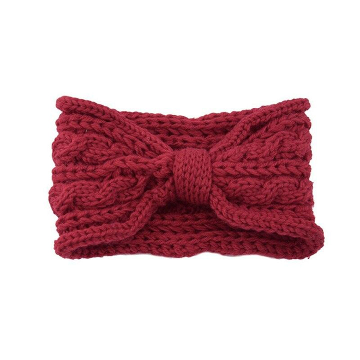 Bandeau rouge cheveux | Bandeau cheveux laine