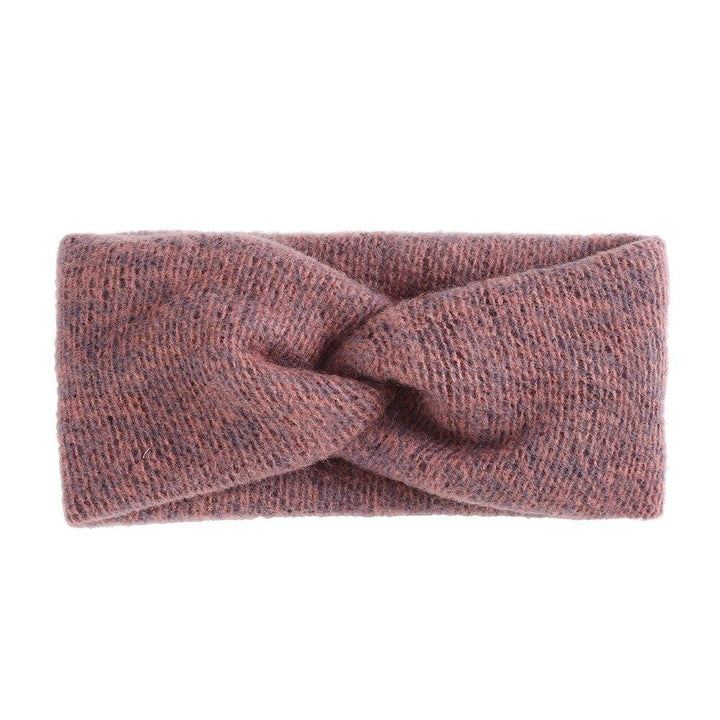 bandeau torsade en laine pour hiver