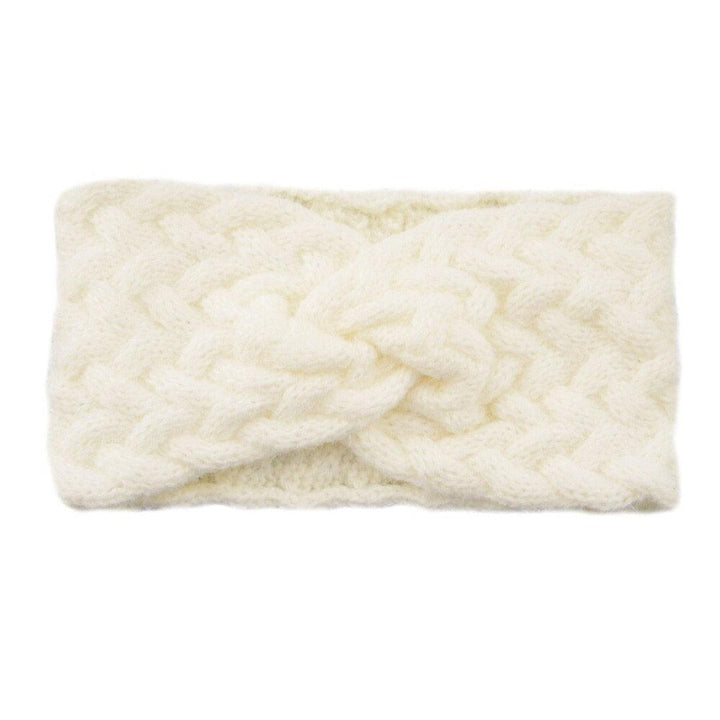 Bandeau Cheveux blanc pour l'Hiver