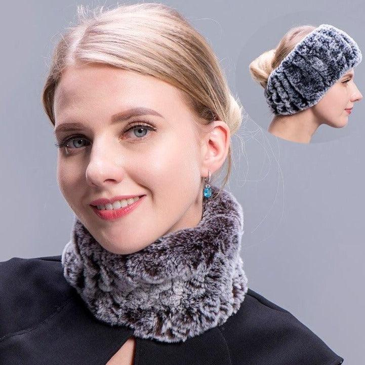 cache-oreilles et bandeaux en fourrure | bandeau fourrure femme