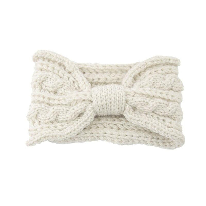 Bandeau cheveux blanc | Bandeau cheveux laine