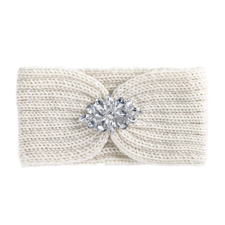Bandeau bijoux pour cheveux blanc