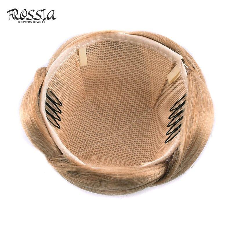 Chignon tresse blonde  - Frossia