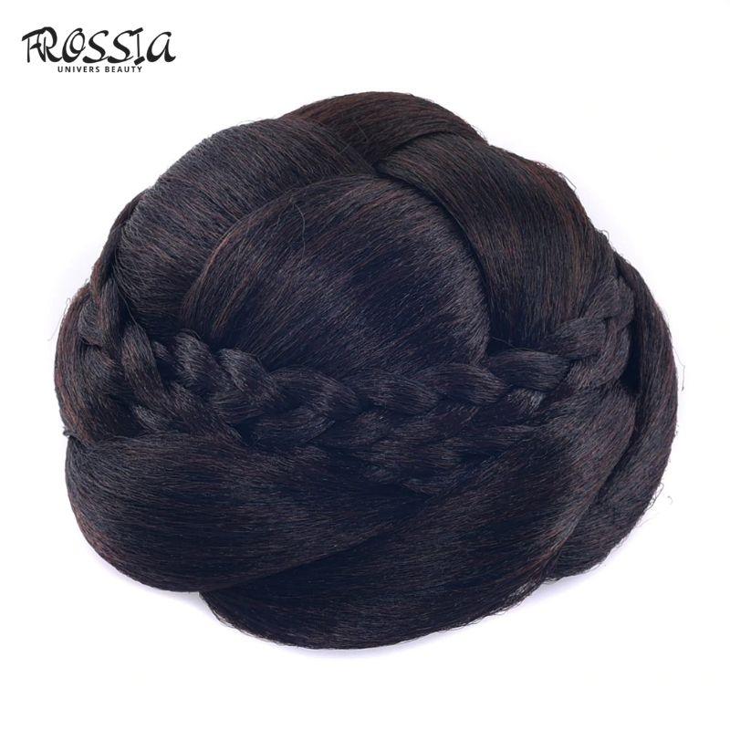 Postiche chignon avec tresses collées - Frossia