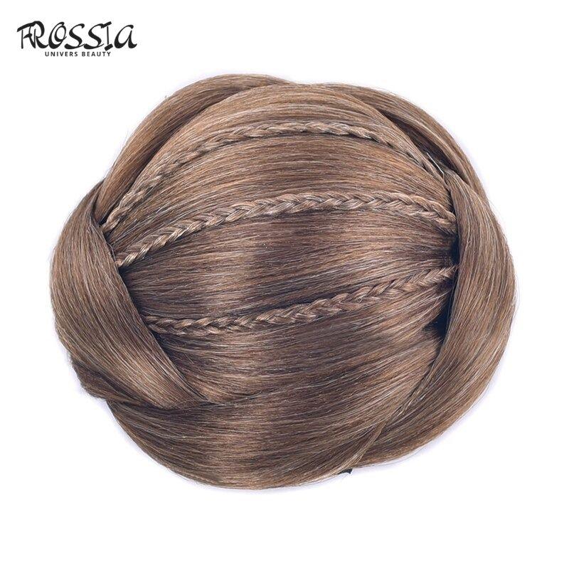 Postiche Chignon Natte Châtain - Frossia