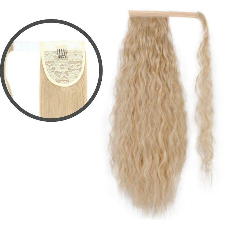 Extension Queue de Cheval à Enrouler Blond Platine  | Frossia