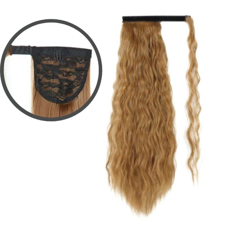 Extension Queue de Cheval à Enrouler Blond Vénitien |  Frossia