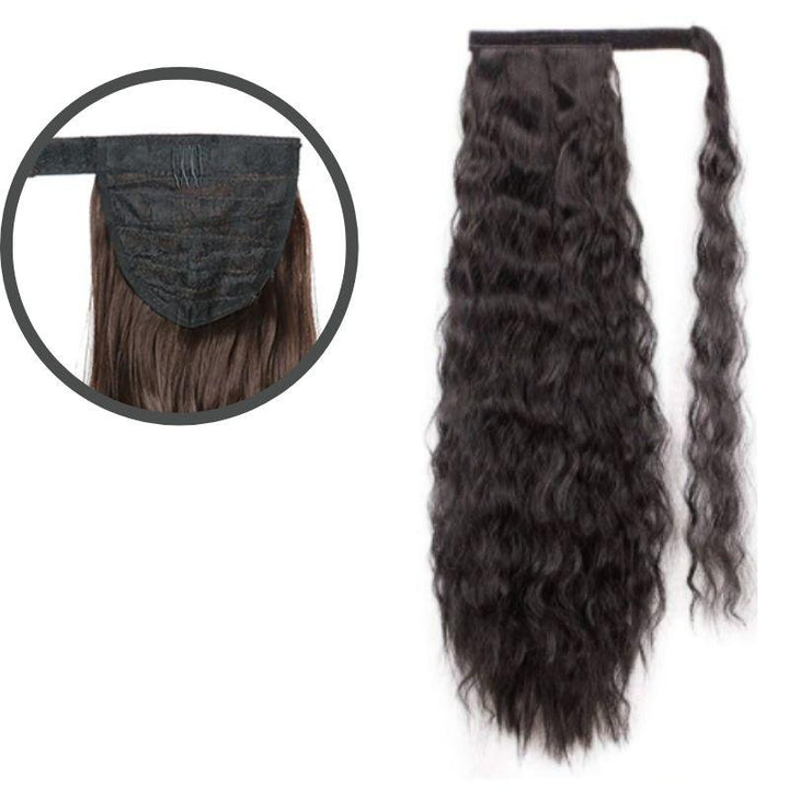 Extension Queue de Cheval à Enrouler Brun | Frossia