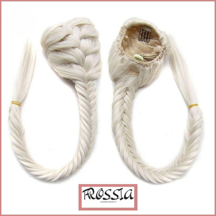 Postiche queue de cheval tressé