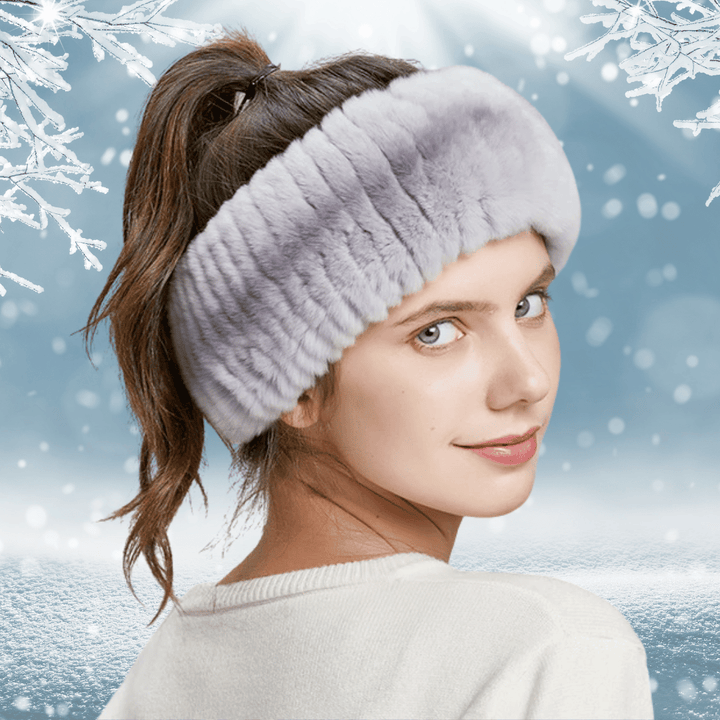 Bandeau Cheveux Femme pour Hiver en Fourrure | Frossia