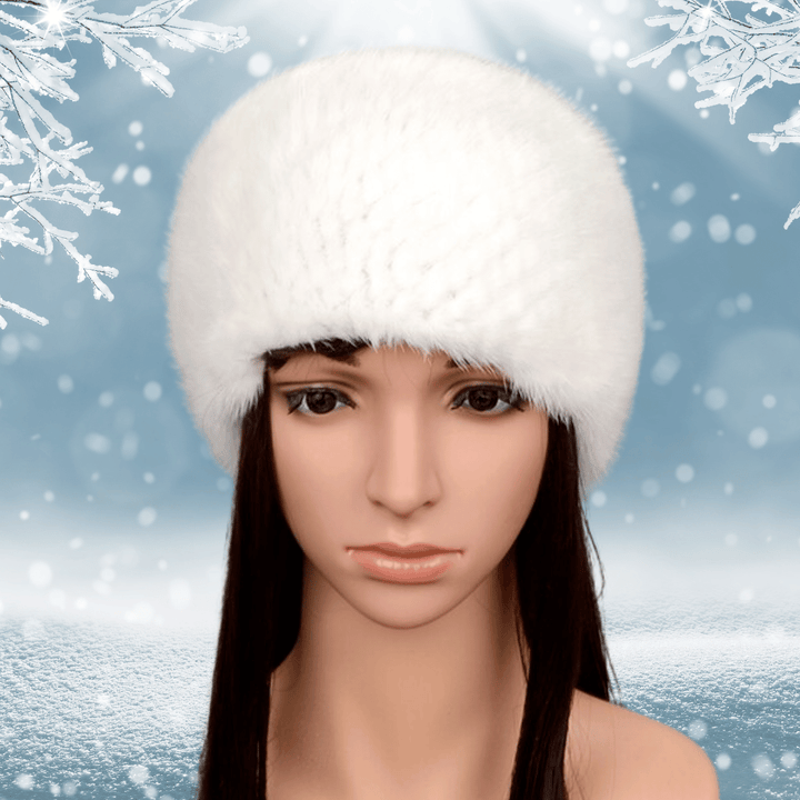 Bandeau Cheveux Femme d'Hiver en Fourrure | Frossia