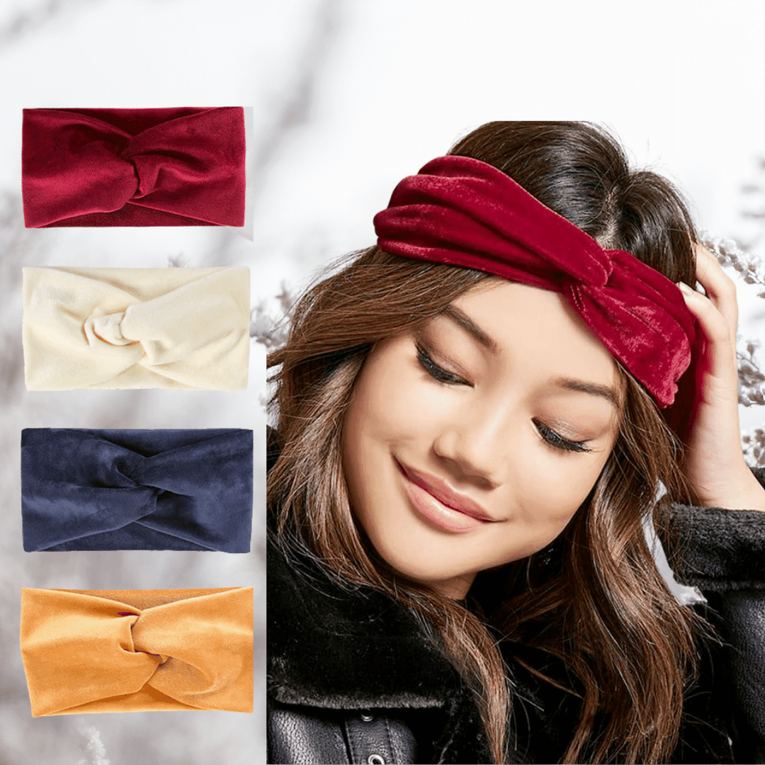 Bandeau cheveux en velours | Frossia