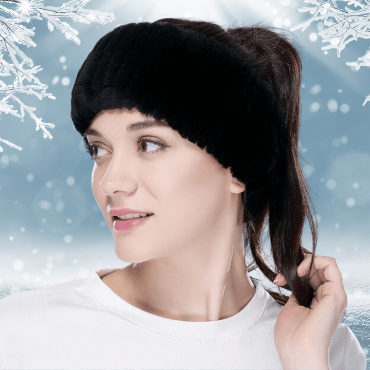 Bandeau en Vrai Fourrure | Frossia