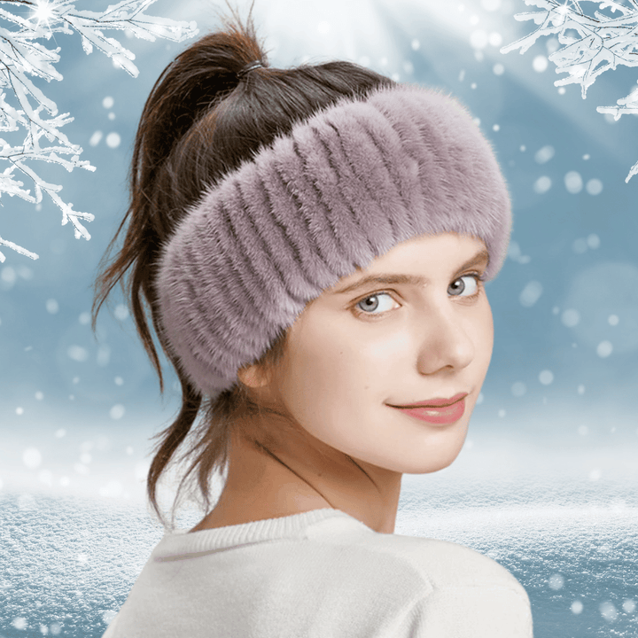 Bandeau d'Hiver pour Femme en Fourrure | Frossia