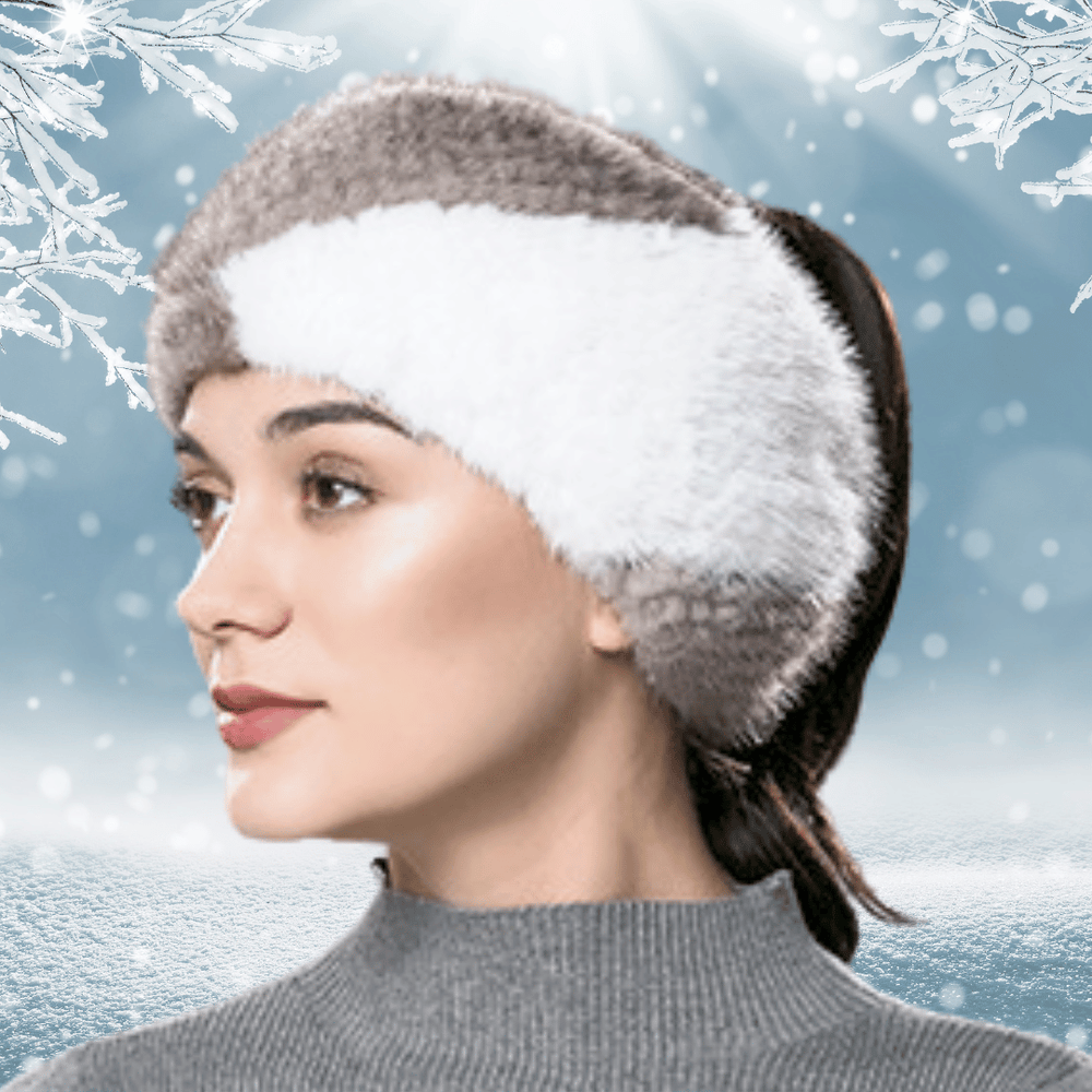 Bandeau Russe en Fourrure de Vison | Frossia