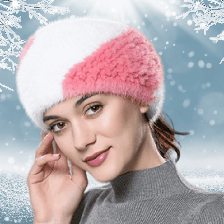 Bandeau Russe en Vraie Fourrure de Vison pour Femme | Frossia