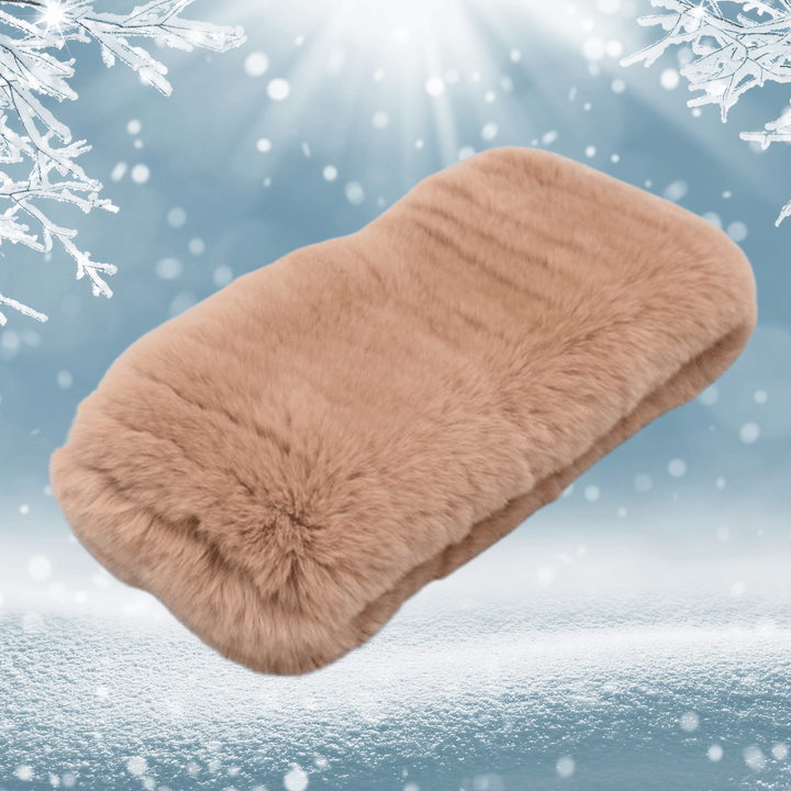Bandeau Ski Fourrure de couleur Caramel | Frossia
