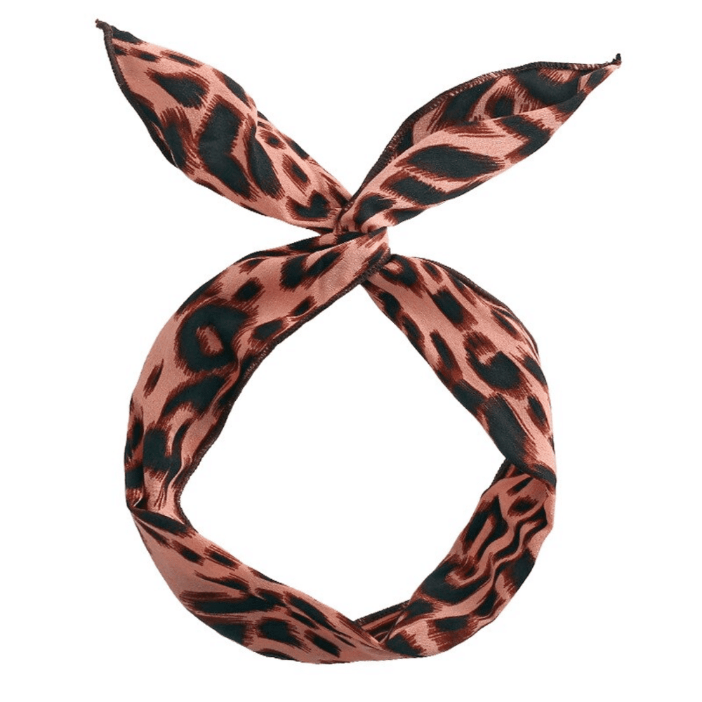 Bandeau Cheveux Femme Fil de Fer à motif Léopard | Frossia