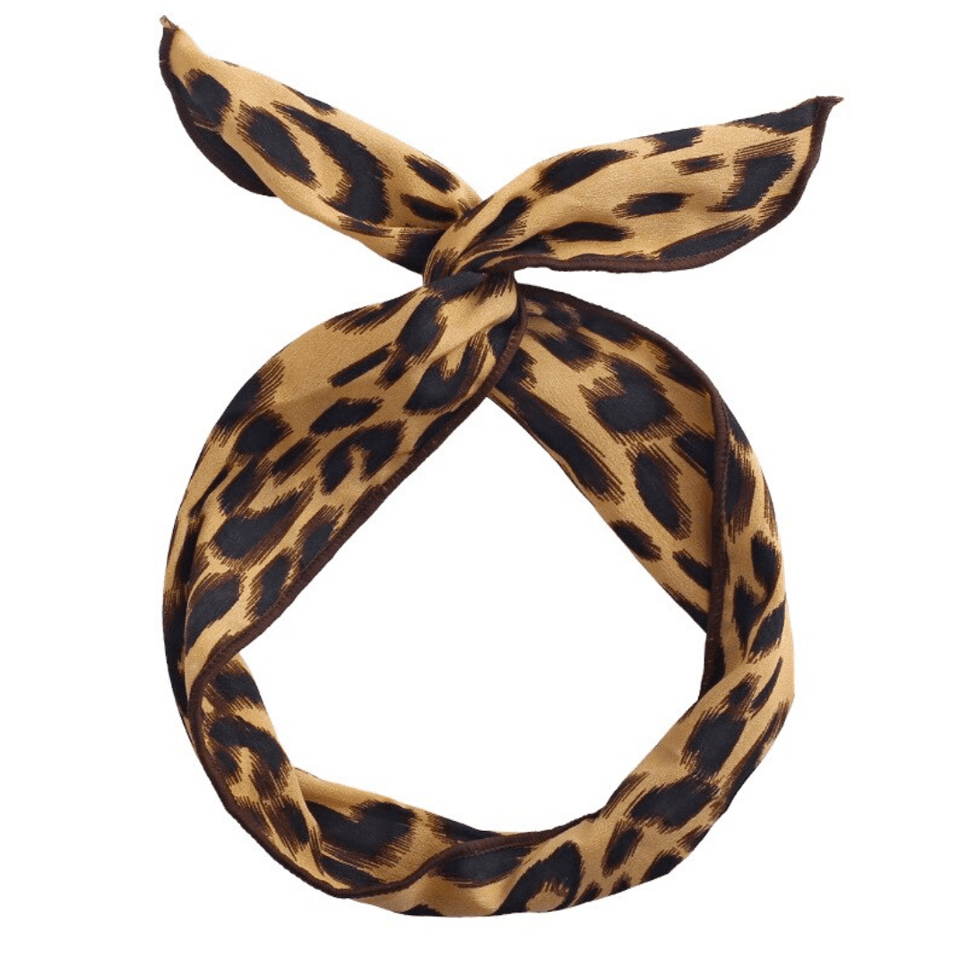 Bandeau Cheveux Fil de Fer à motif Léopard | Frossia