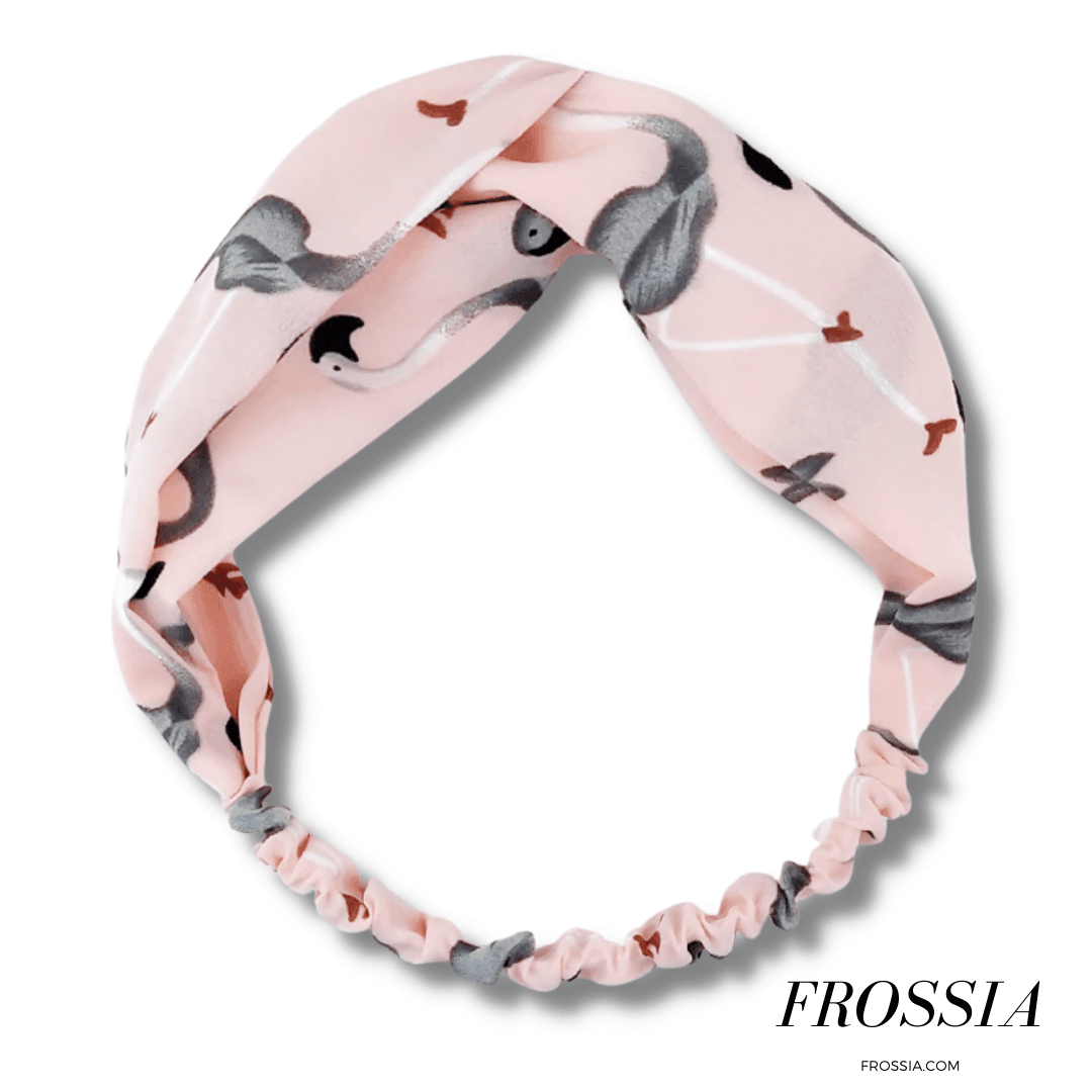Bandeau Cheveux Flamant Rose | Frossia