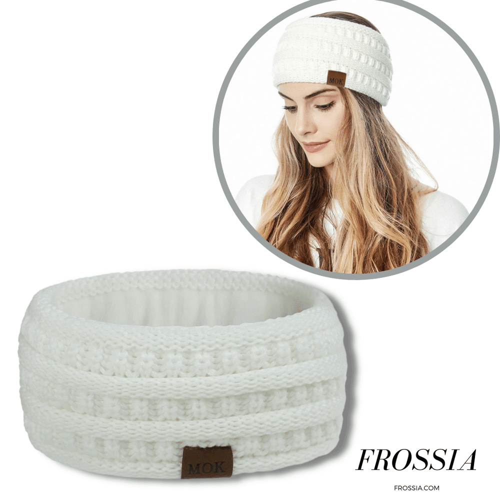 Bandeau Cheveux Blanc pour le Ski | bandeau ski blanc