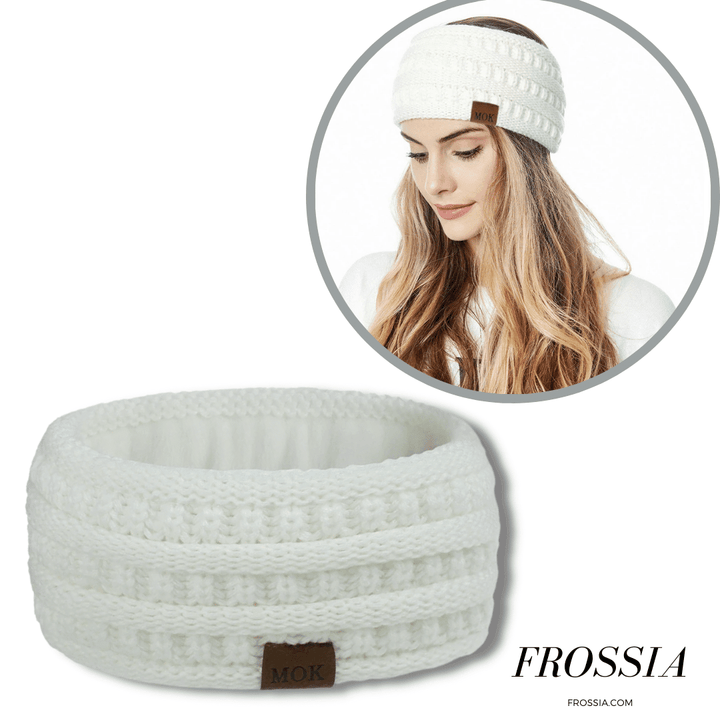 Bandeau Cheveux Blanc pour le Ski | bandeau ski blanc
