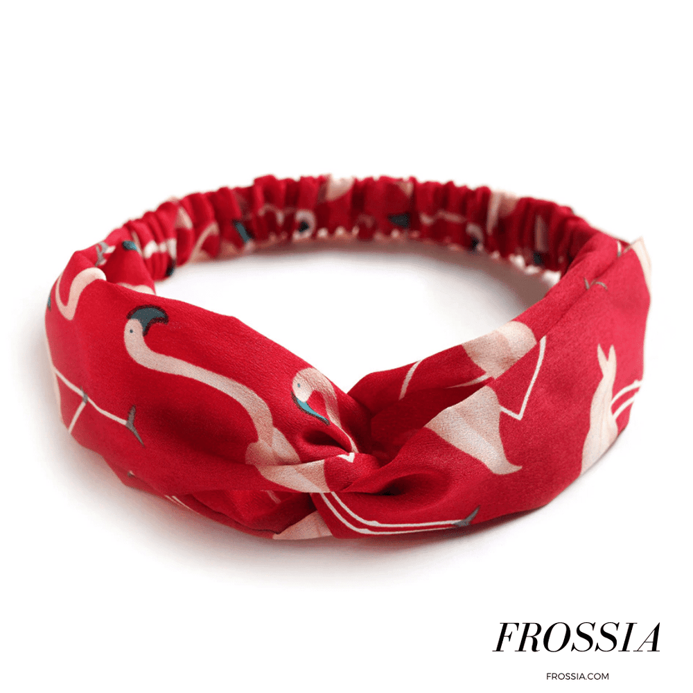 Bandeau cheveux flamant rose | Frossia