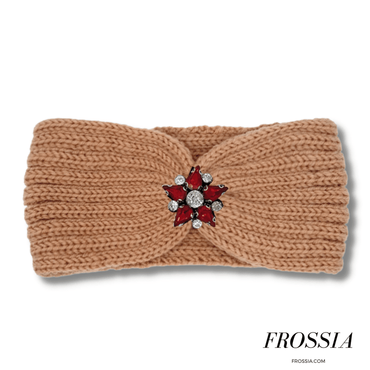 Bandeau Cheveux Marron en Laine pour Femme | Frossia