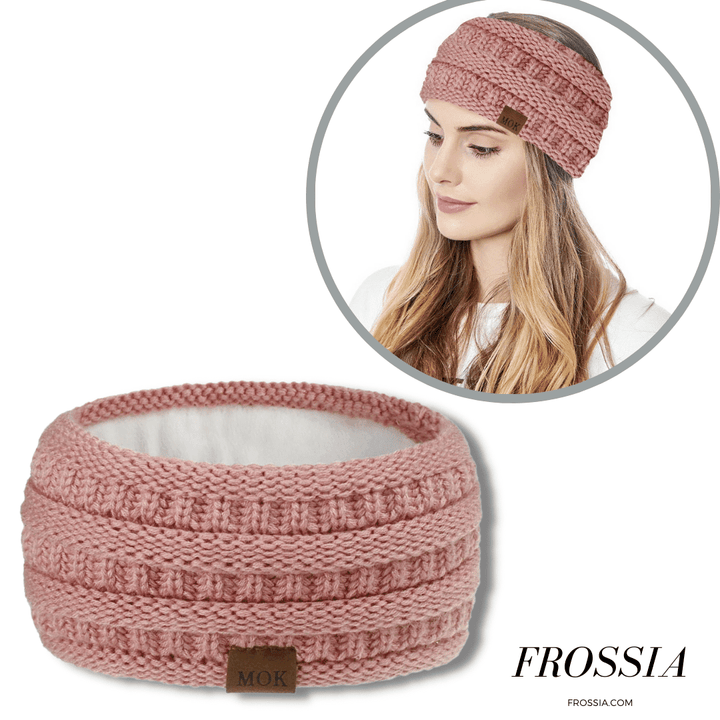 Bandeau Cheveux Rose pour le Ski | Bandeau Ski Rose