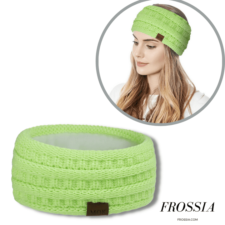 Bandeau Cheveux Vert de Ski pour Femme | Bandeau Ski Vert