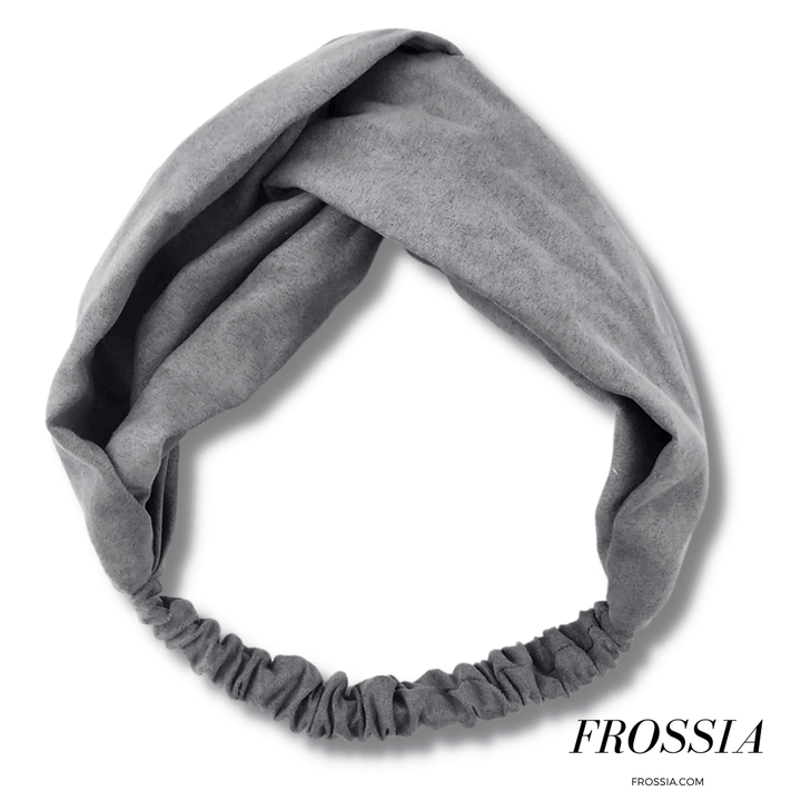 Bandeau cheveux femme uni gris | Frossia