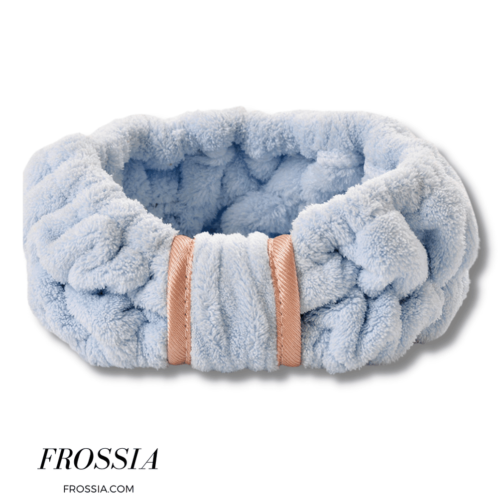 Bandeau de Maquillage eponge bleu | Frossia